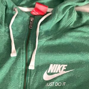 Nike Green Zip-Up Jacket (M)